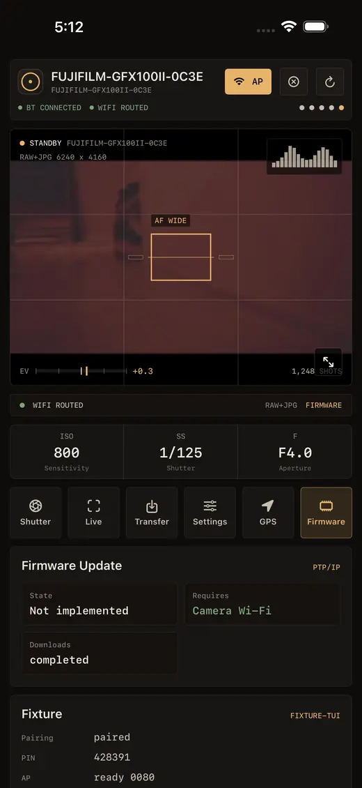 Fujikage firmware gate screen